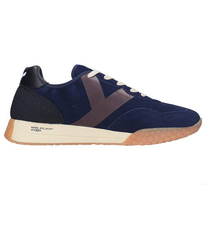 Kehnoo Sneakers Uomo Mod. KM9517 CAMOSCIO BLU Blu