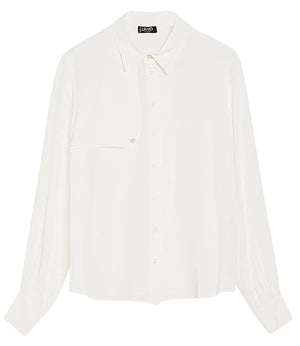 Liu Jo Camicia m/l Donna Mod. CF2168 T2489 10606 Panna