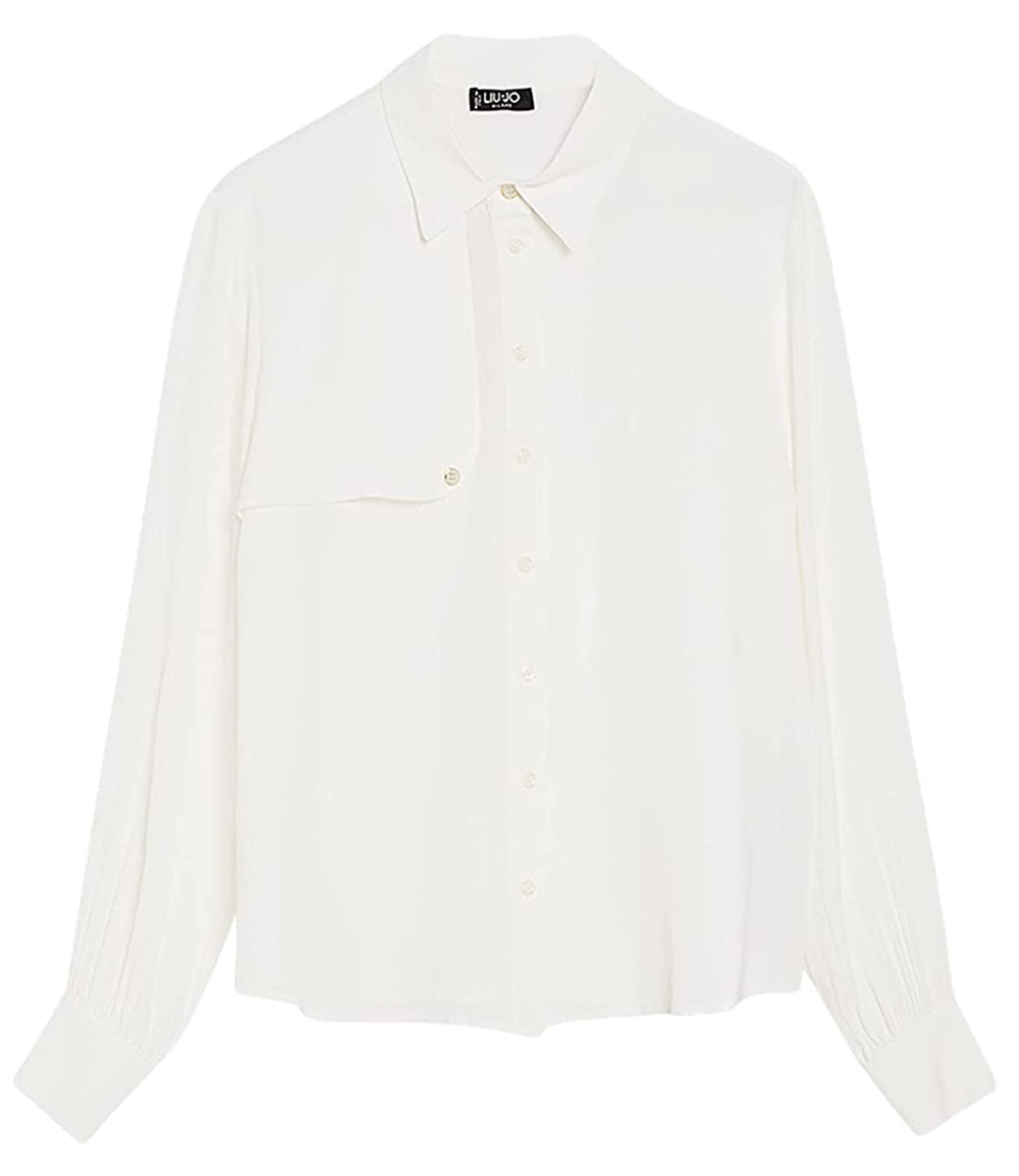 Liu Jo Camicia m/l Donna Mod. CF2168 T2489 10606 Panna