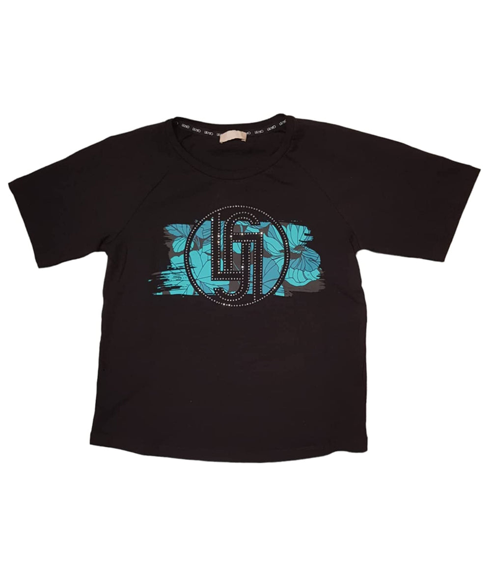Liu Jo T-shirt Donna Mod. TF2125 J0088 R9334 BLACK