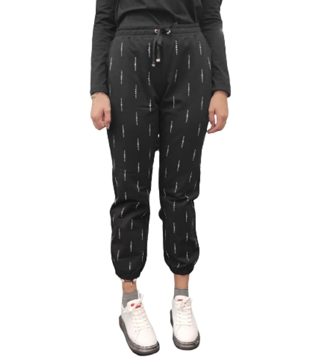 Liu Jo Pantalone joggers Donna Mod. TF2159 F0094 T9912 BLACK