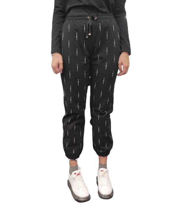 Liu Jo Pantalone joggers Donna Mod. TF2159 F0094 T9912 BLACK