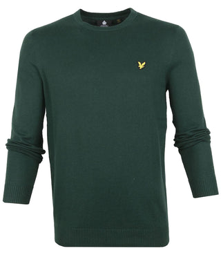 Lyle & Scott Maglione G Uomo Mod. KN400 MERINO W486 Verde