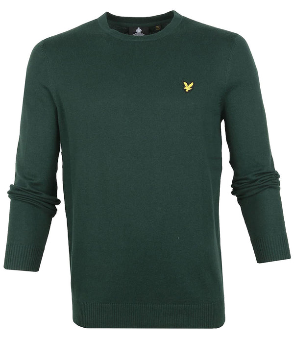 Lyle & Scott Maglione G Uomo Mod. KN400 MERINO W486 Verde