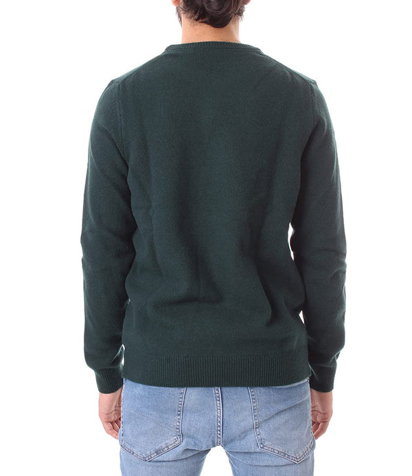 Lyle & Scott Maglione G Uomo Mod. KN921 LAMBSWOOL W507 Verde
