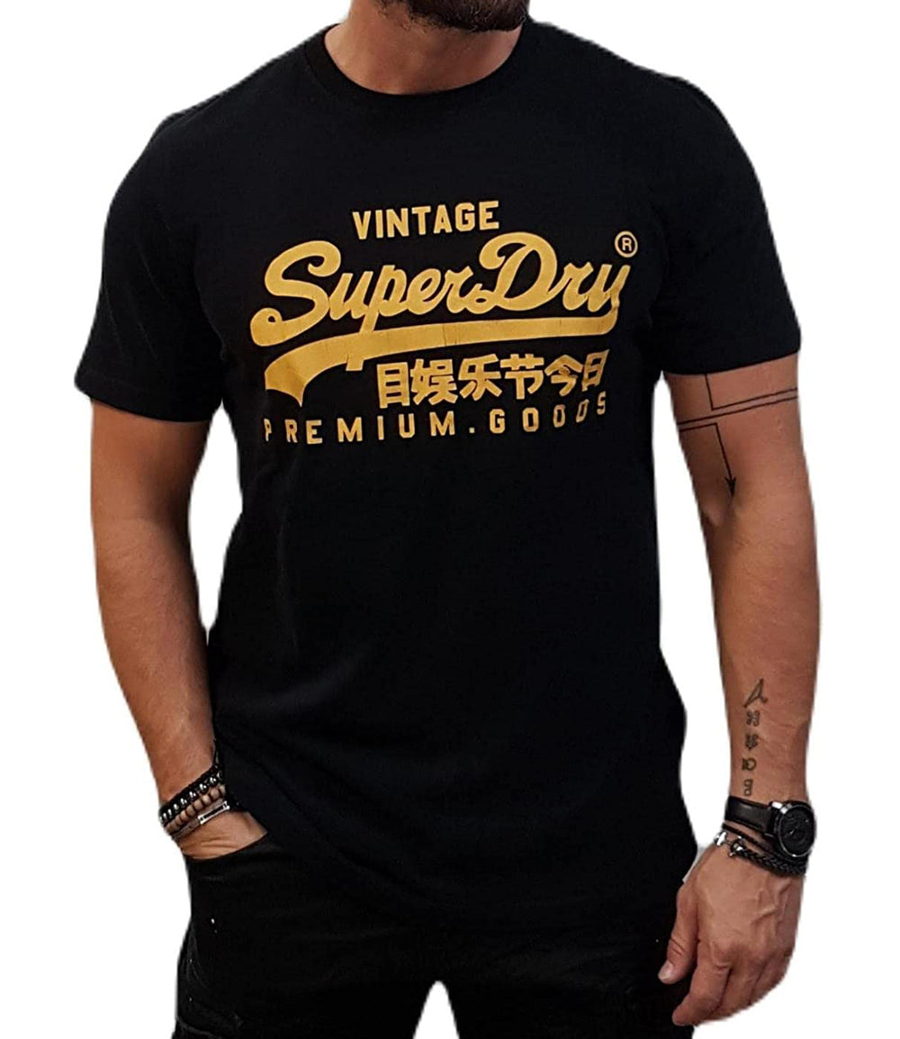 SUPERDRY T-shirt Uomo Mod. M1011452A 02A Nero