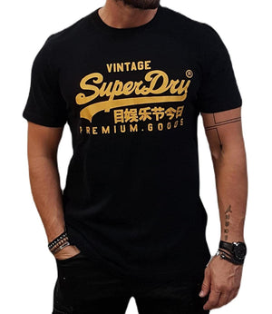 SUPERDRY T-shirt Uomo Mod. M1011452A 02A Nero