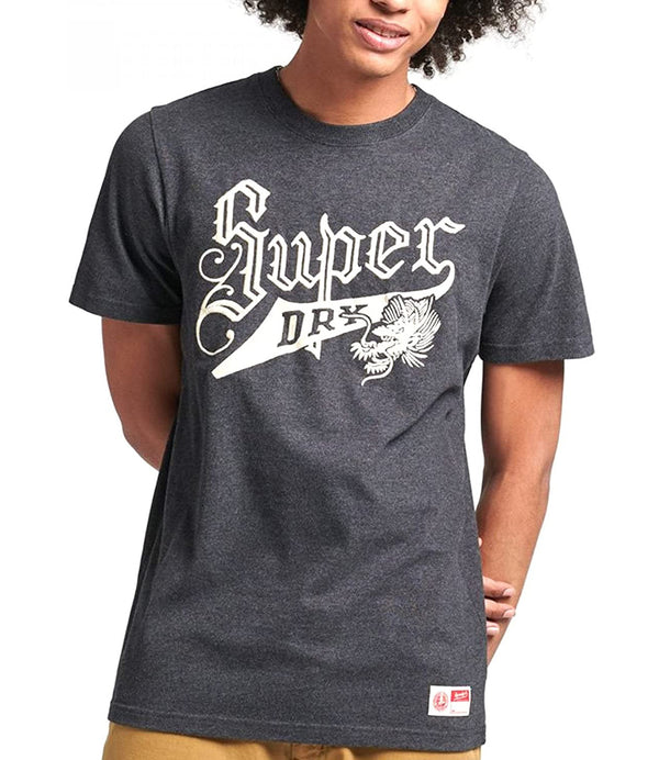 SUPERDRY T-shirt Uomo Mod. M1011508A 04Q Antracite