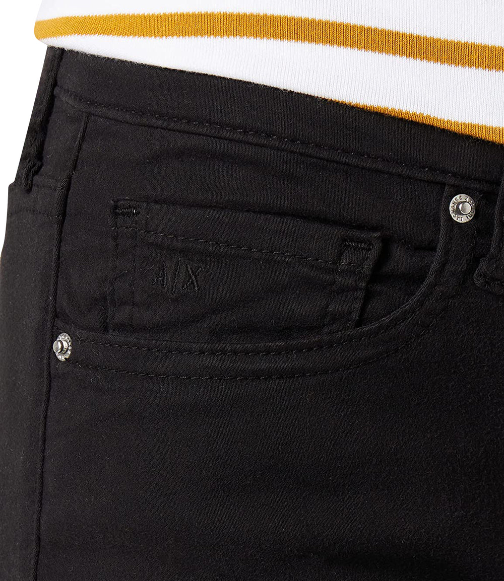 A|X Armani Exchange Pantalone 5 Tasche Donna Mod. 3RYJ62 Y2VLZ 1200 BLACK