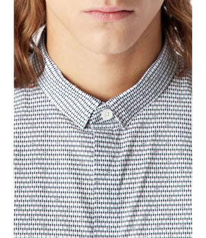 A|X Armani Exchange Camicia m/l Uomo Mod. 3RZC25 ZNEAZ 01EM WHITE