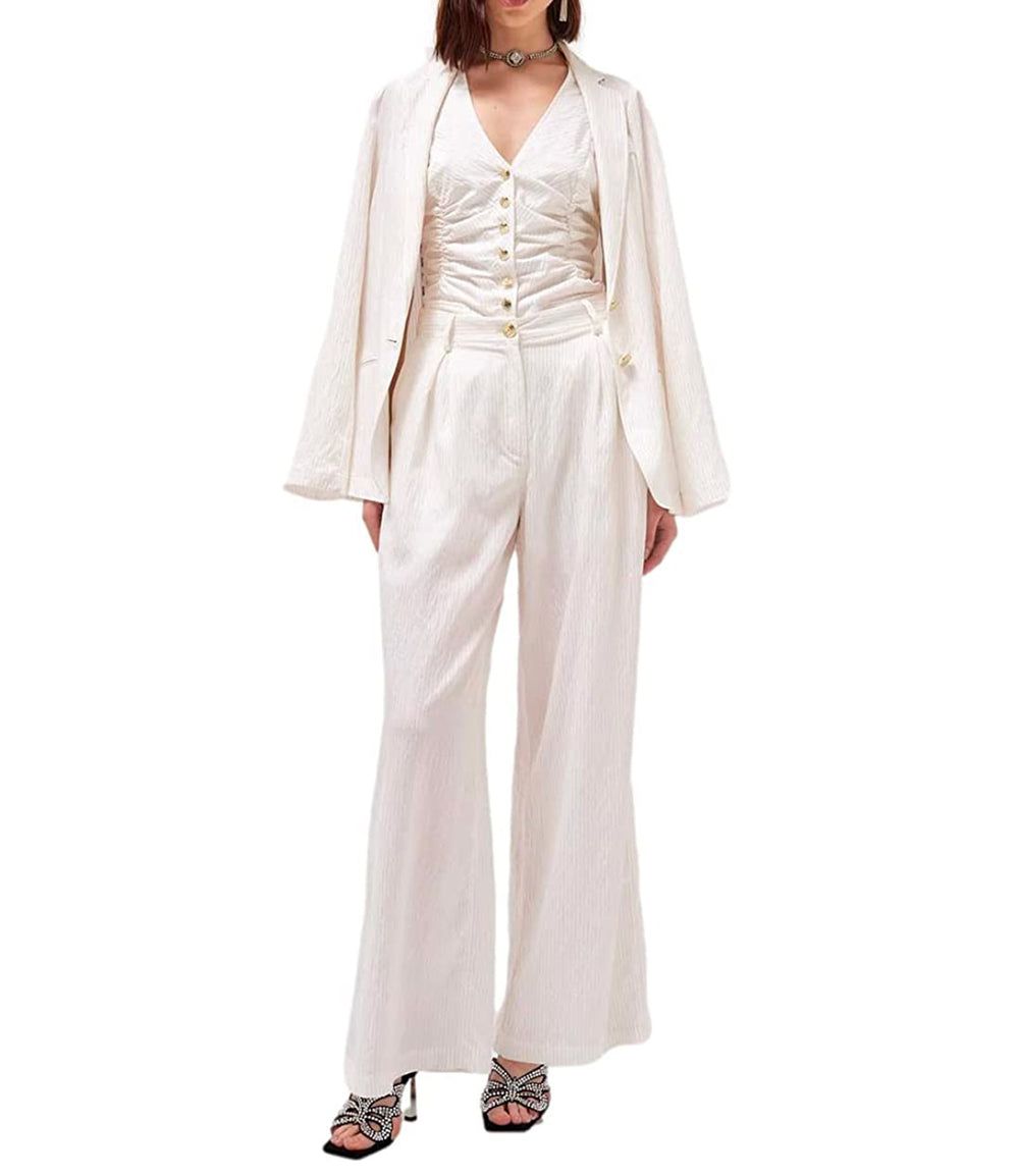 Blugirl Pantalone Donna Mod. RA3089 T3340 14300 Panna