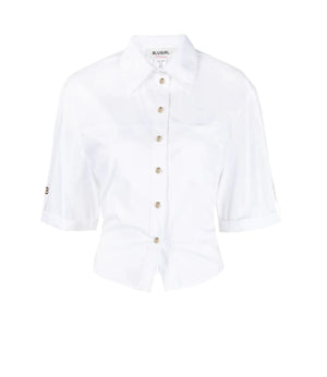 Blugirl Camicia m/l Donna Mod. RA3189 T2432 11111 WHITE
