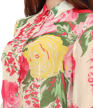 Blugirl Camicia m/l Donna Mod. RA3195 T3079 C3240 FANTASIA