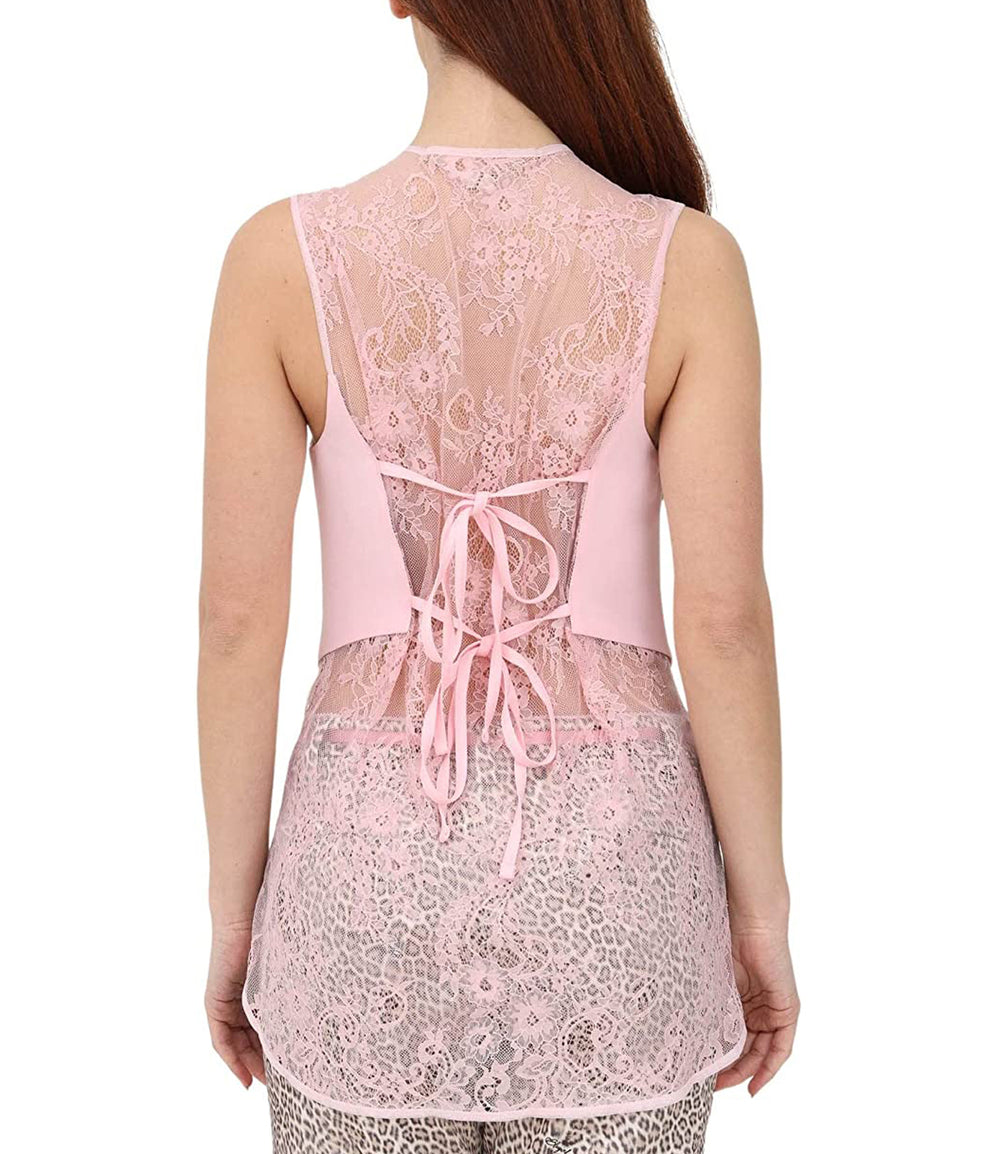 Blugirl Gilet Donna Mod. RA3214 T3359 32010 Rosa