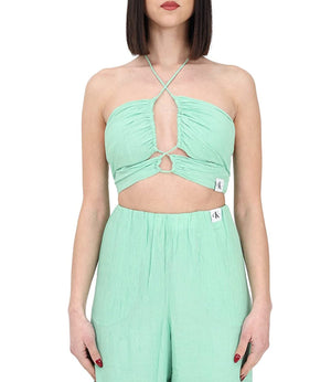 Calvin Klein Jeans Top Donna Mod. J20J221074 L1C Verde