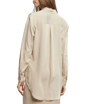 Calvin Klein Camicia m/l Donna Mod. K20K203498 PEX Perla