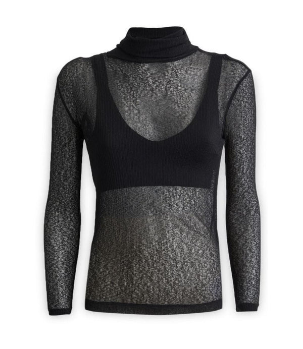 Calvin Klein Top Donna Mod. K20K205047 BEH BLACK