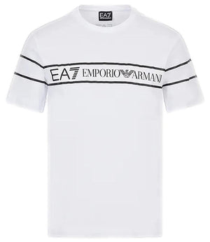 Ea7 Emporio Armani T-shirt Uomo Mod. 3RPT46 PJ02Z 1100 WHITE