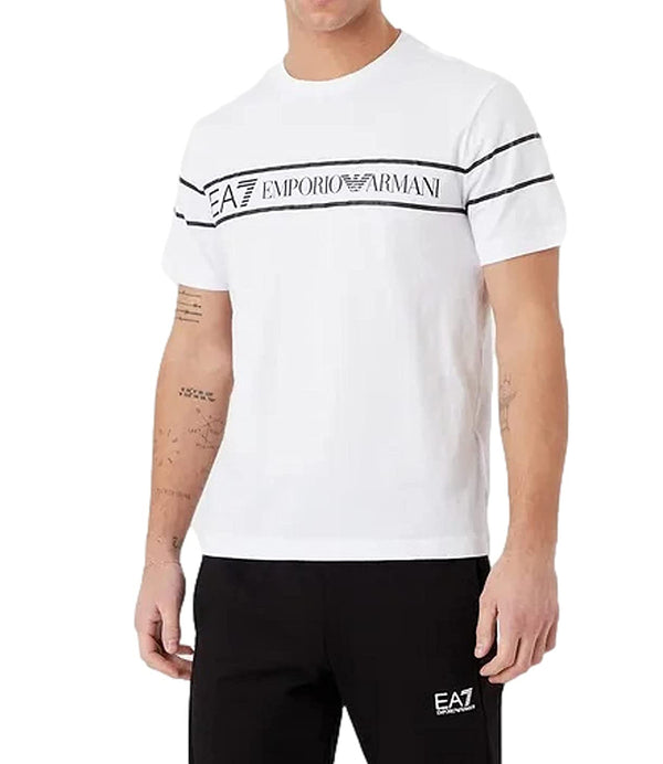 Ea7 Emporio Armani T-shirt Uomo Mod. 3RPT46 PJ02Z 1100 WHITE