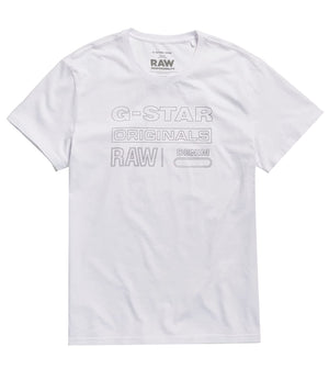 G-Star T-shirt Uomo Mod. D22775 C506 110 WHITE