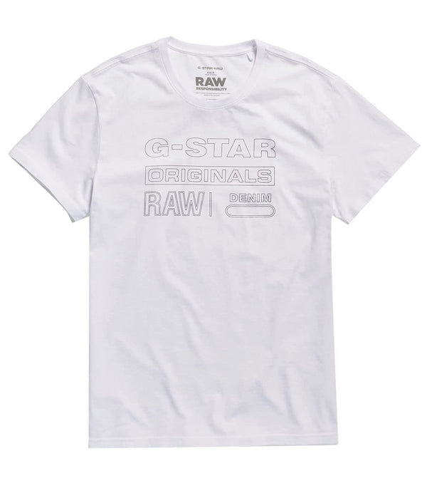 G-Star T-shirt Uomo Mod. D22775 C506 110 WHITE