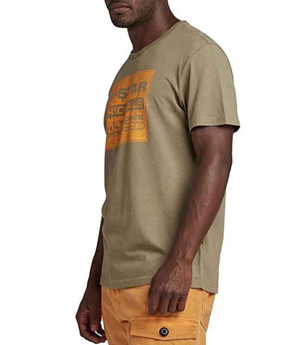 G-Star T-shirt Uomo Mod. D23158 336 Verde militare