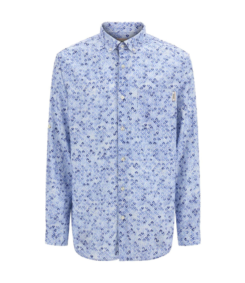 Guess Camicia m/l Uomo Mod. M3GH69 WFDX0 P41L FANTASIA