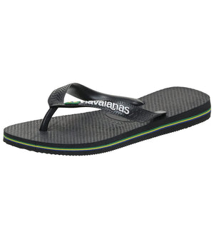 Havaianas Infradito UNISEX Mod. BRASIL.LOGO 4110850 1069 BLACK