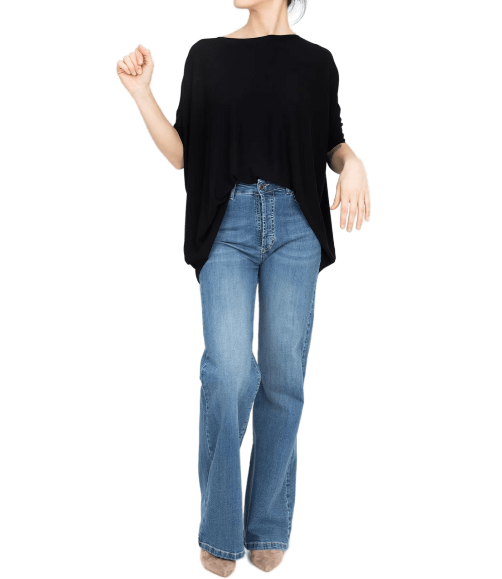 KONTATTO Maglia Donna Mod. 3M9002 BLACK BLACK