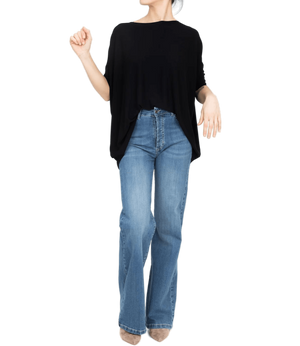 KONTATTO Maglia Donna Mod. 3M9002 BLACK BLACK