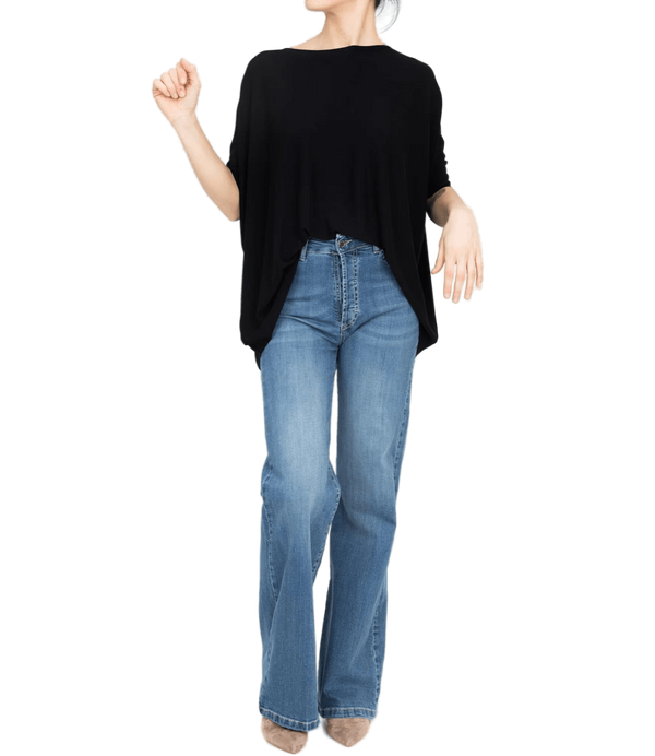 KONTATTO Maglia Donna Mod. 3M9002 BLACK BLACK