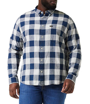 Lee Camicia m/l Uomo Mod. RIVETED SHIRT 112145369 INDAGO INDAGO