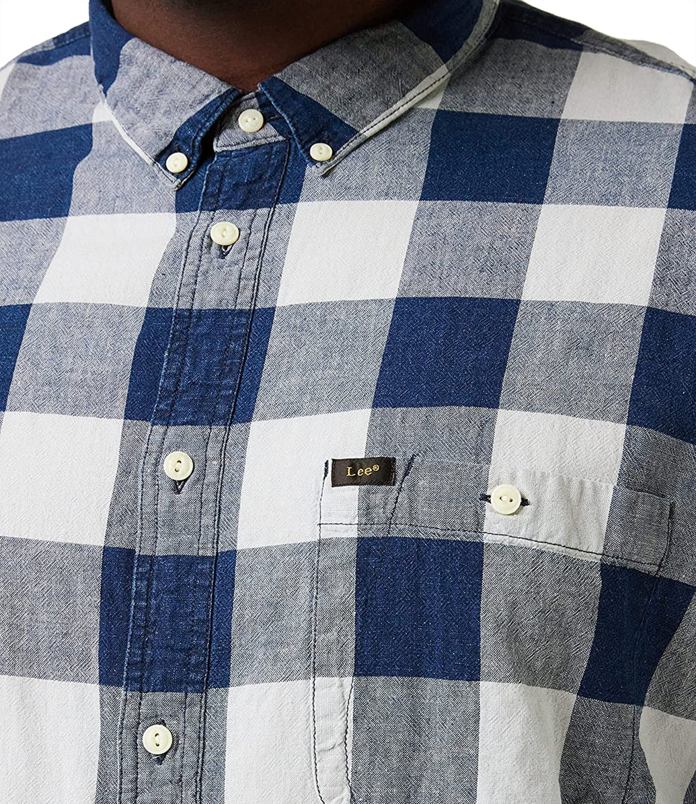 Lee Camicia m/l Uomo Mod. RIVETED SHIRT 112145369 INDAGO INDAGO