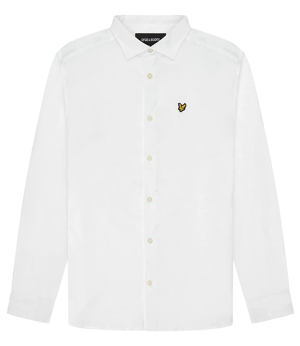 Lyle & Scott Camicia m/l Uomo Mod. LW1115 POPELIN 626 WHITE