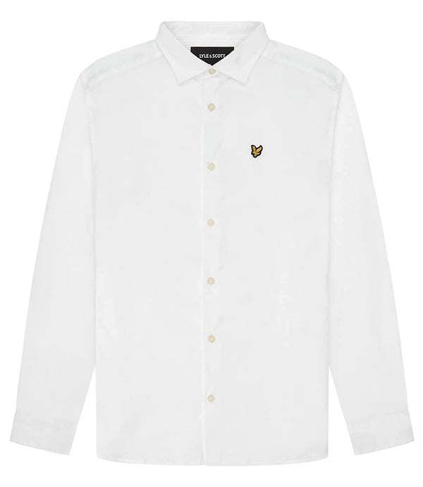 Lyle & Scott Camicia m/l Uomo Mod. LW1115 POPELIN 626 WHITE