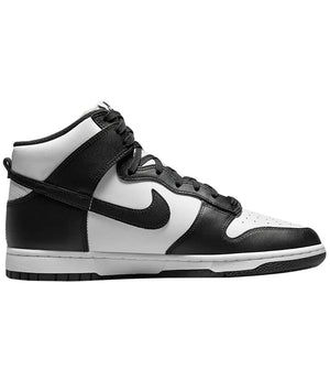 Nike Sneakers UNISEX Mod. DUNK HIGH WHITE BLACK DD1399 105 Bianco/nero