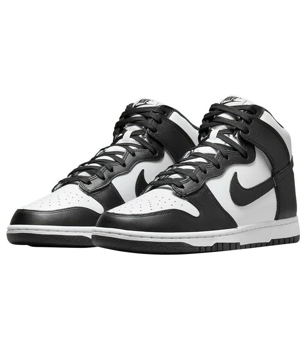 Nike Sneakers UNISEX Mod. DUNK HIGH WHITE BLACK DD1399 105 Bianco/nero