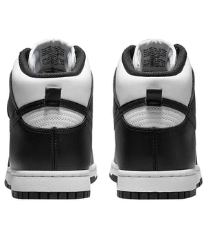 Nike Sneakers UNISEX Mod. DUNK HIGH WHITE BLACK DD1399 105 Bianco/nero
