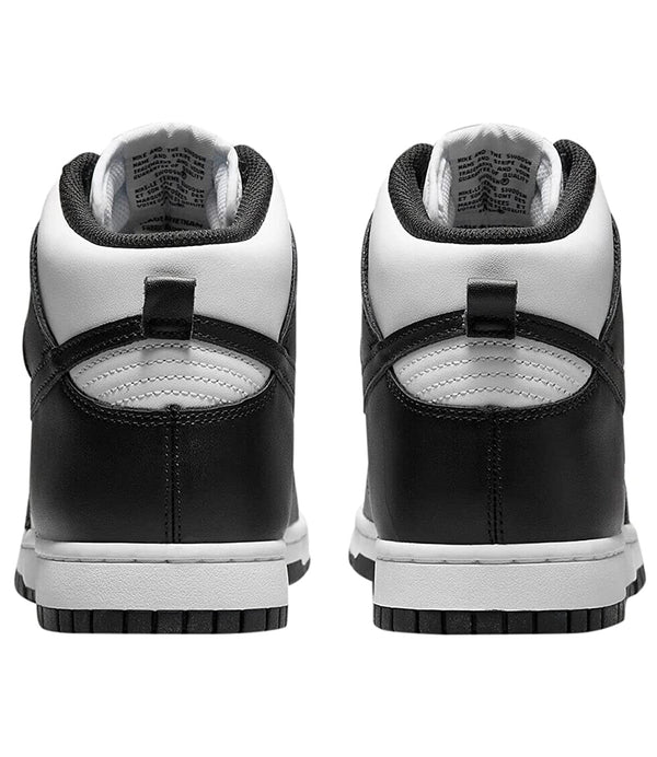 Nike Sneakers UNISEX Mod. DUNK HIGH WHITE BLACK DD1399 105 Bianco/nero