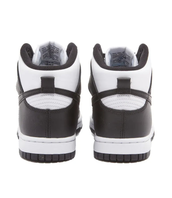 Nike Sneakers UNISEX Mod. DUNK HIGH WHITE BLACK DD1399 105 Bianco/nero
