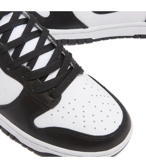 Nike Sneakers UNISEX Mod. DUNK HIGH WHITE BLACK DD1399 105 Bianco/nero