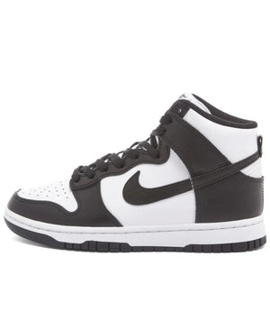 Nike Sneakers UNISEX Mod. DUNK HIGH WHITE BLACK DD1399 105 Bianco/nero