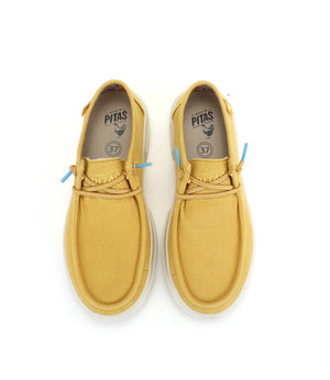 Pitas Scarpa Donna Mod. DAFNE CANVAS MOSTAZA Giallo