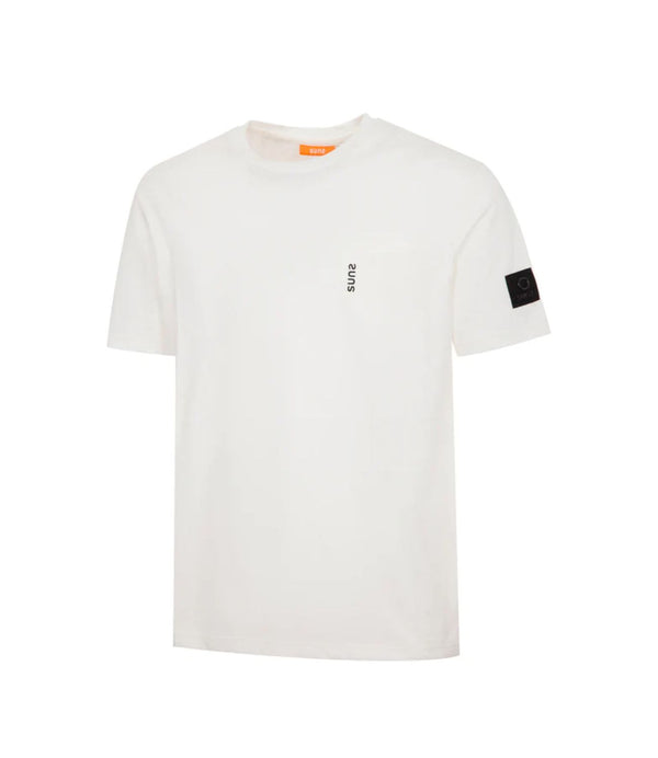 SunS T-shirt Uomo Mod. TSS01057U PAOLO TECK WHITE WHITE