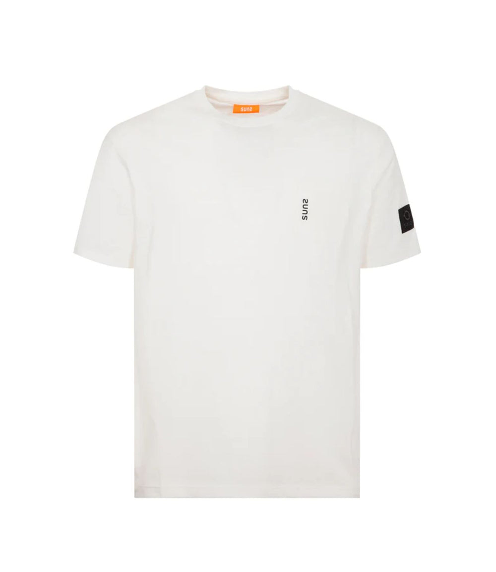SunS T-shirt Uomo Mod. TSS01057U PAOLO TECK WHITE WHITE