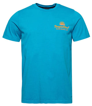 SUPERDRY T-shirt Uomo Mod. M1011678 42G Turchese