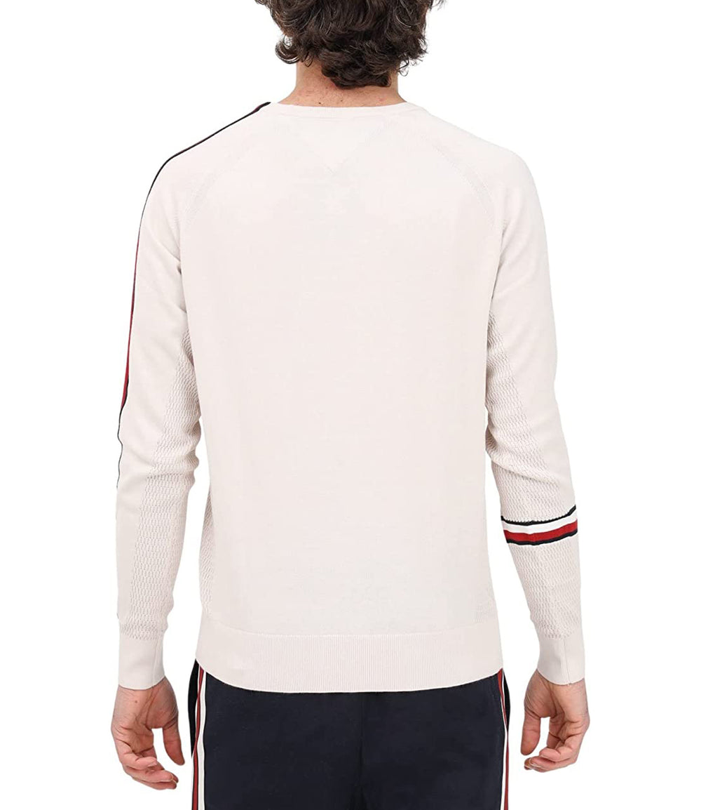 Tommy Hilfiger Maglione G Uomo Mod. MW0MW29038 AF4 WHITE