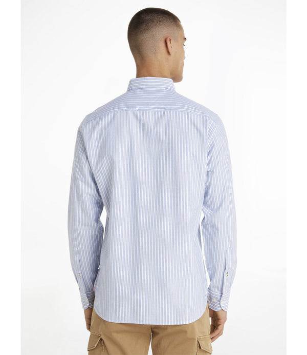 Tommy Hilfiger Camicia m/l Uomo Mod. MW0MW29166 RIGA 0A4 Blu