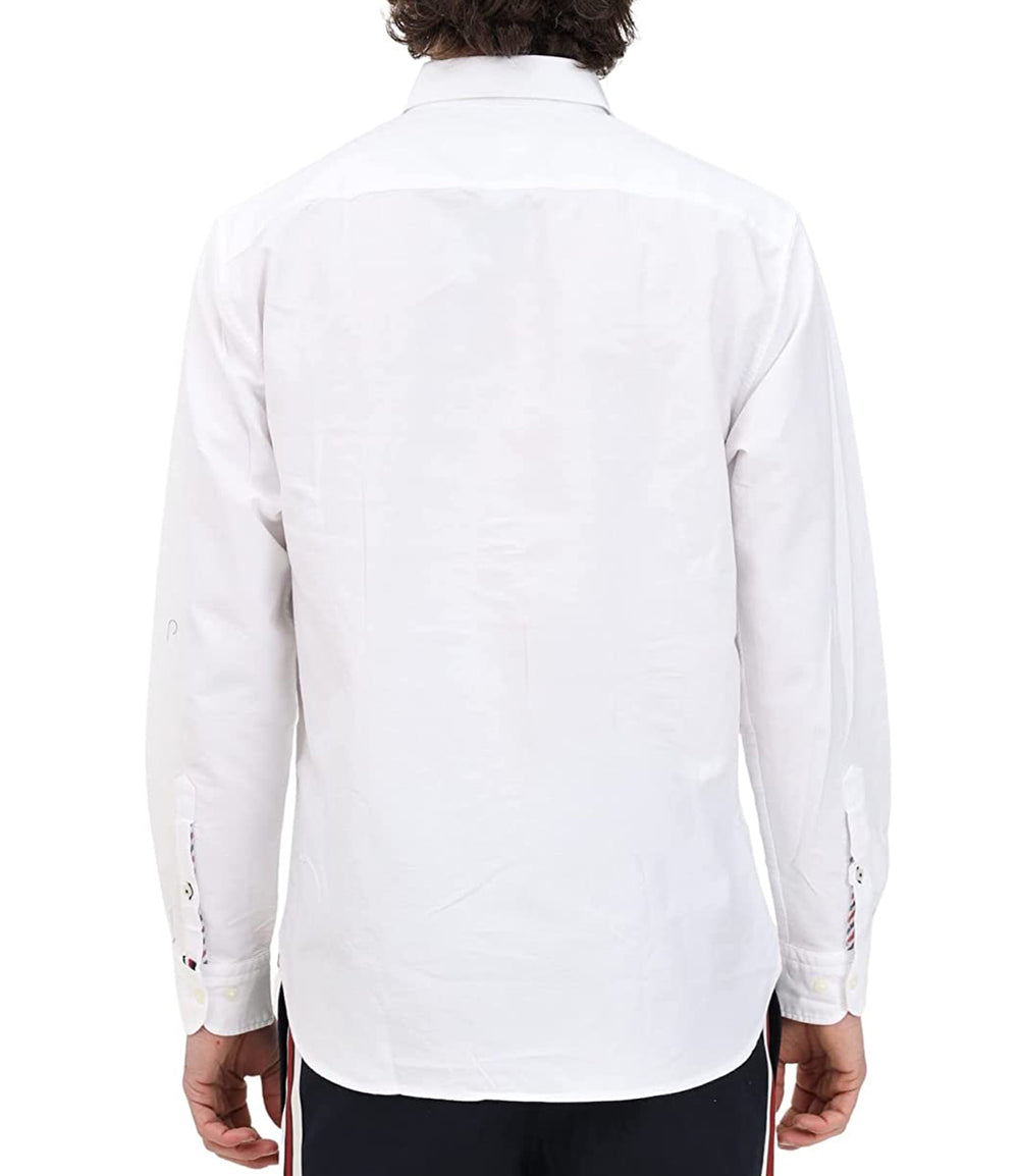 Tommy Hilfiger Camicia m/l Uomo Mod. MW0MW29167 YBR WHITE