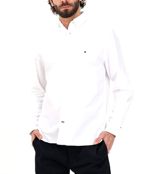 Tommy Hilfiger Camicia m/l Uomo Mod. MW0MW29167 YBR WHITE